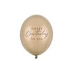 Picture of LATEX BALLOONS HAPPY BIRTHDAY TO YOU GOLD 12 INCH - 6 PACK